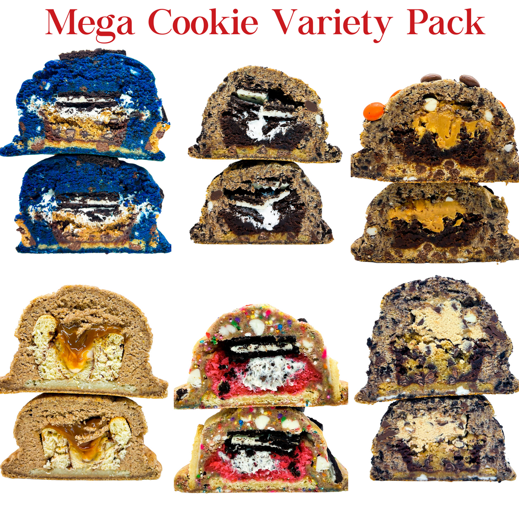 The Mega-Stuffed Cookie Pack - Variety 6 Pack